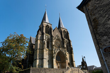 Fototapeta na wymiar The Cathedral in Avioth-France