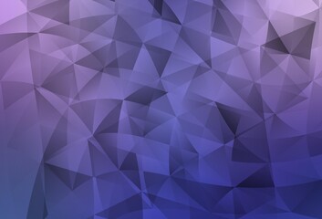 Obraz premium Light Pink, Blue vector backdrop with lines, triangles.