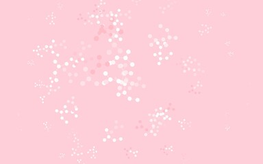 Light Red vector texture with artificial intelligence concept.