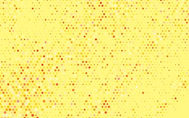 Light Pink, Yellow vector Glitter abstract illustration with blurred drops of rain.