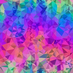 Obraz premium Seamless triangle pattern for surface pattern and print. High quality illustration. Colored wavy vivid trendy gradient swatch. Funky hipster contemporary graphic tile for background or textile.