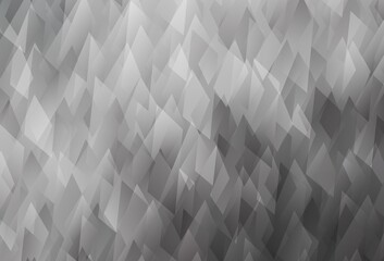 Fototapeta premium Light Gray vector pattern in square style.