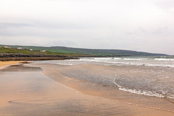 beach and sea in west of Ireland
