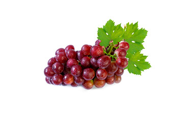 Fresh grape isolated on white background