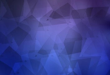 Light Purple vector pattern with random polygonals.