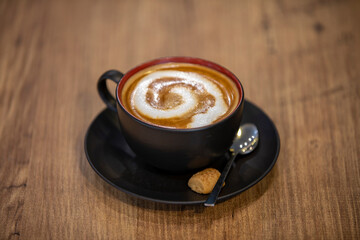 Cup of Flat White Coffee