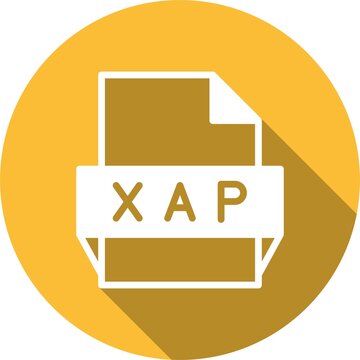 Xap Glyph Circle Vector Icon Design