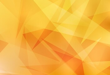 Light Yellow vector template with crystals, triangles.