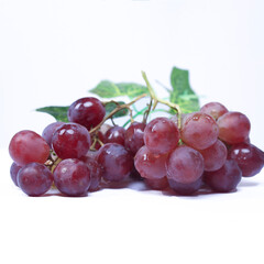 Grapes are the fruit of a woody grape vine. Grapes can be eaten raw, or used for making wine, juice, and jellyjam. Grapes come in different colours; red, purple, white. Fokus blur.