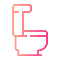 toilet gradient icon