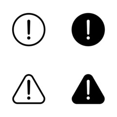 Alert icon set