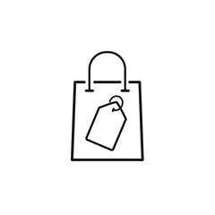 shoping bag icons symbol vector elements for infographic web