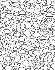 animal skin shape vector seamless pattern print