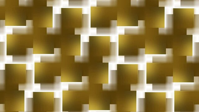 Abstract golden pattern motion graphic background.