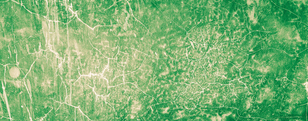 green grungy abstract concrete wall texture background, panoramic background