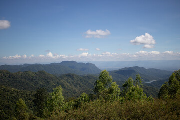 landscape with clouds