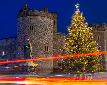 Christmas At Windsor Castle In Berkshire, UK