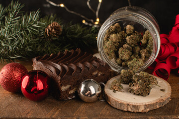 Cannabis for Christmas Brownies 