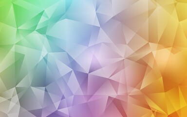 Light Multicolor vector polygonal pattern.