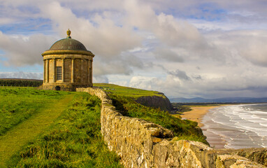 Mussenden Temple on the North Coast of Ireland