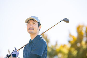ゴルフ, ゴルファー, プロゴルファー, スポーツ, 人, 人物, 日本人, 帽子, 男, 男性, ナイスショット, 日本, golf, golfer