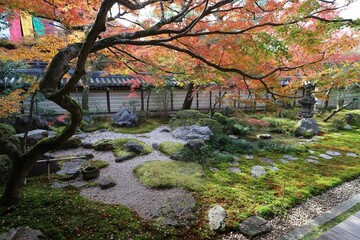 京都　モミジの永観堂