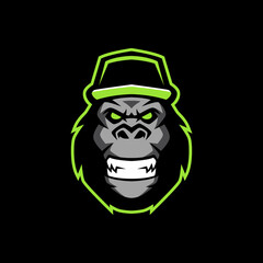 Angry Gorilla Mascot Logo Templates