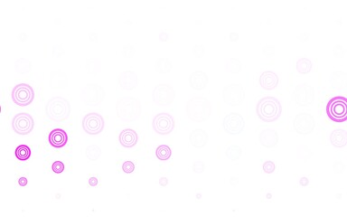 Light Purple, Pink vector texture with disks.