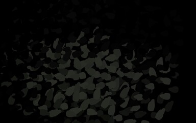 Dark Gray vector backdrop with memphis shapes.