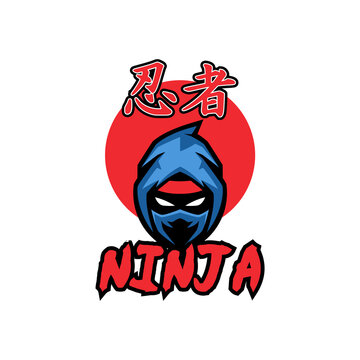 Ninja Mascot Cartoon Logo Templates