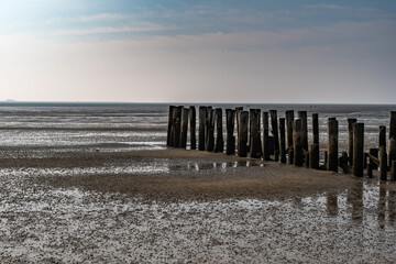 Fototapeta premium ehemalige Seebrücke