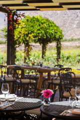 restaurant in the garden