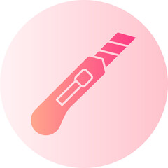 cutter gradient icon