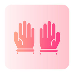 glove gradient icon