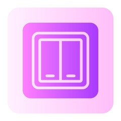 light switch gradient icon