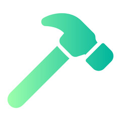 hammer gradient icon