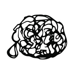 vector washcloth for taking a morning shower