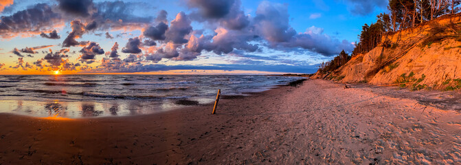 Baltikum, Strand von Lettland