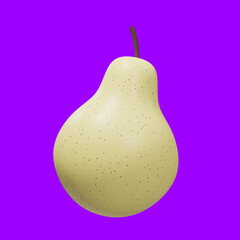 pear 3d illustration