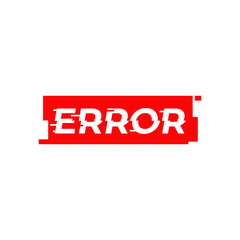 Error message icon symbol logo design