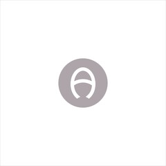 Obraz premium initials a logo vector template emblem