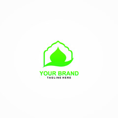 mosque logo vector
simple and elegant design