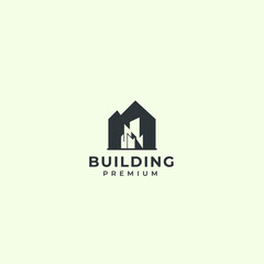 Modern Real Estate company Logo Design. Building, Construction Working Industry logo concept Icon. Residential contractor, Property business logos