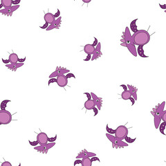Dinosaur pterodactyl seamless pattern © Fotostock32