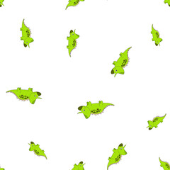 Dinosaur triceratops seamless pattern © Fotostock32