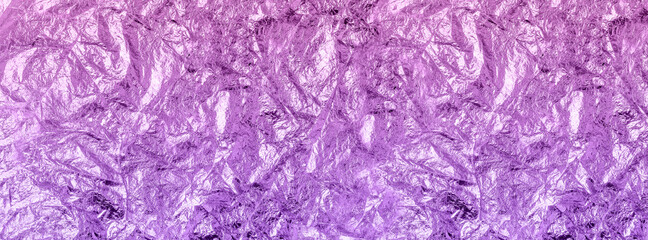 Fototapeta premium Panorama purple metallic background.