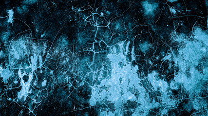 dark blue grunge abstract concrete wall texture background