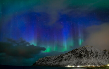 Northern Lights Sky in Northern Norway