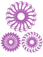 pink and blue spiritual symbol