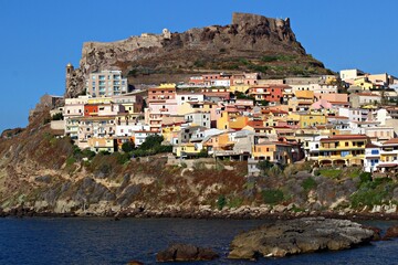 Obraz premium Italy, Sardinia Island: View of Castelsardo.